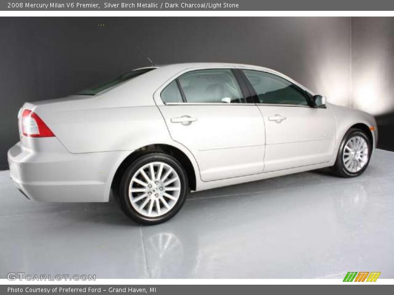 Silver Birch Metallic / Dark Charcoal/Light Stone 2008 Mercury Milan V6 Premier