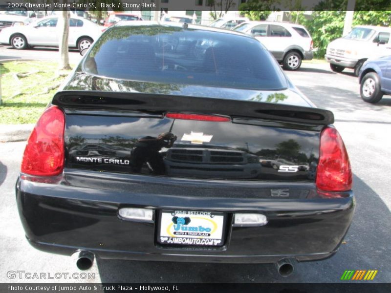 Black / Ebony Black 2007 Chevrolet Monte Carlo SS
