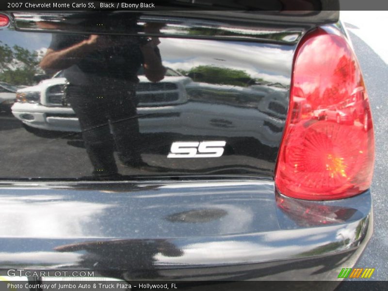Black / Ebony Black 2007 Chevrolet Monte Carlo SS