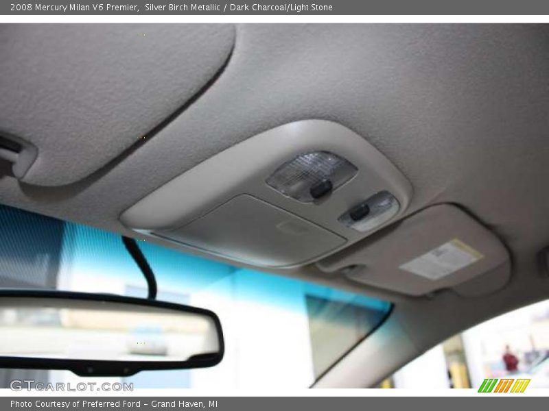 Silver Birch Metallic / Dark Charcoal/Light Stone 2008 Mercury Milan V6 Premier