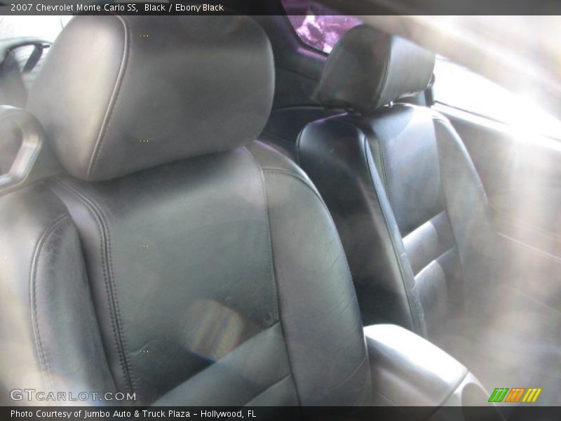 Black / Ebony Black 2007 Chevrolet Monte Carlo SS