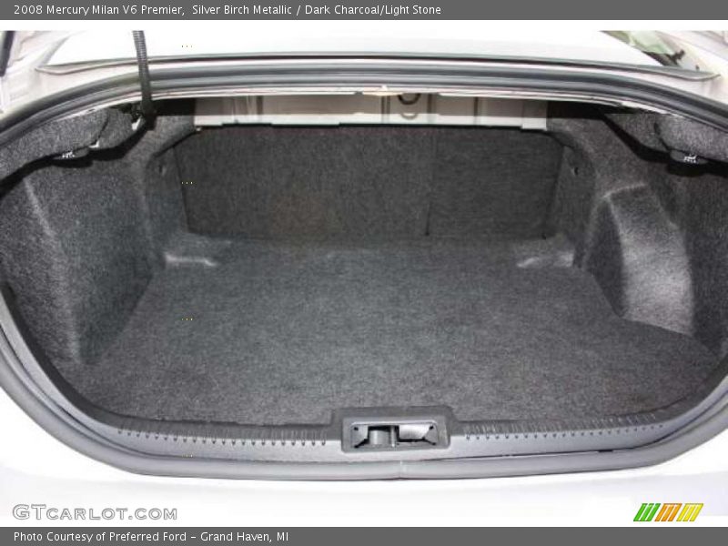 Silver Birch Metallic / Dark Charcoal/Light Stone 2008 Mercury Milan V6 Premier