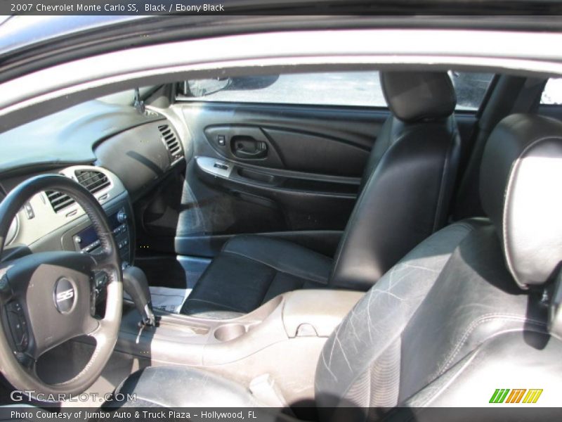 Black / Ebony Black 2007 Chevrolet Monte Carlo SS