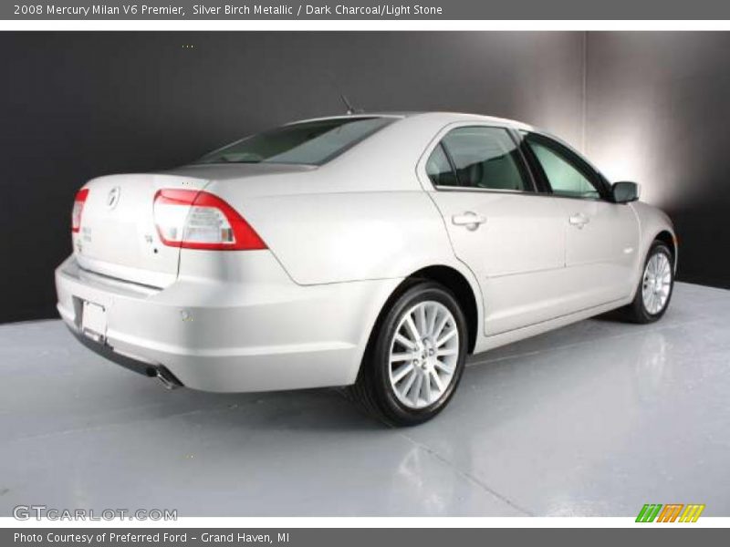 Silver Birch Metallic / Dark Charcoal/Light Stone 2008 Mercury Milan V6 Premier