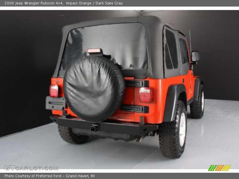 Impact Orange / Dark Slate Gray 2006 Jeep Wrangler Rubicon 4x4