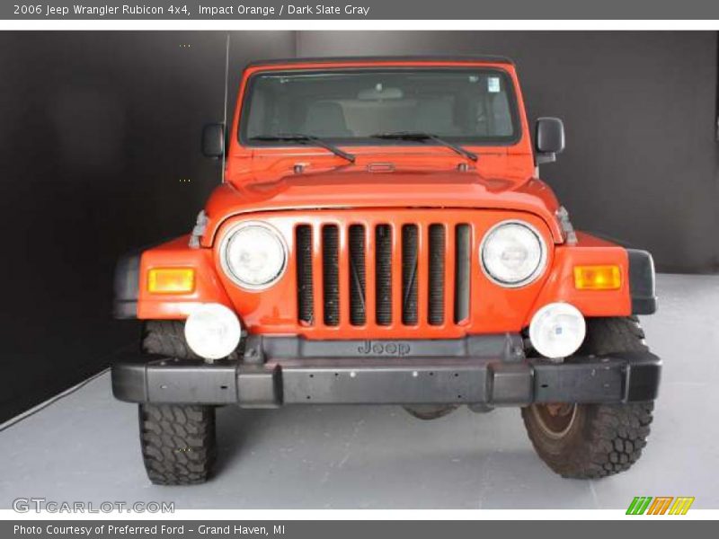 Impact Orange / Dark Slate Gray 2006 Jeep Wrangler Rubicon 4x4