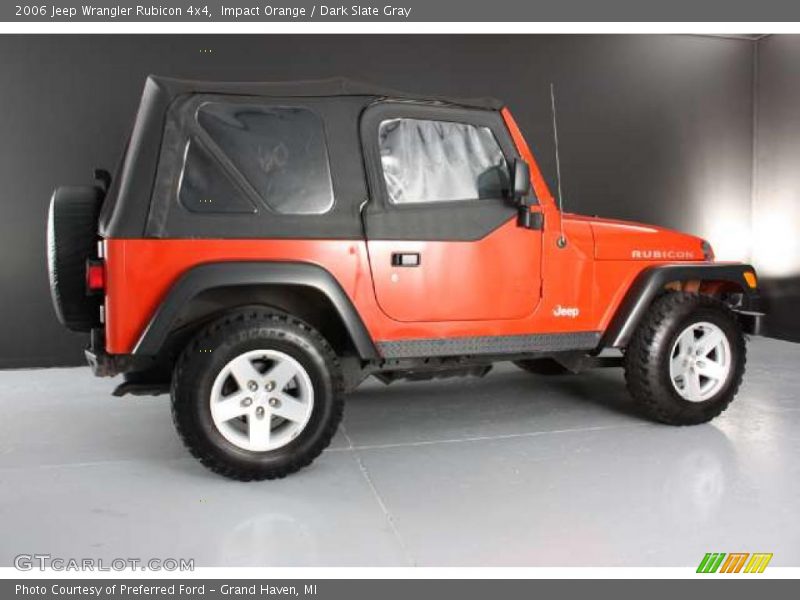 Impact Orange / Dark Slate Gray 2006 Jeep Wrangler Rubicon 4x4
