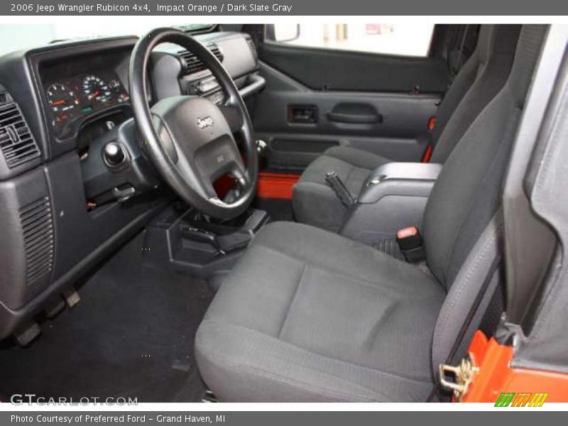 Impact Orange / Dark Slate Gray 2006 Jeep Wrangler Rubicon 4x4