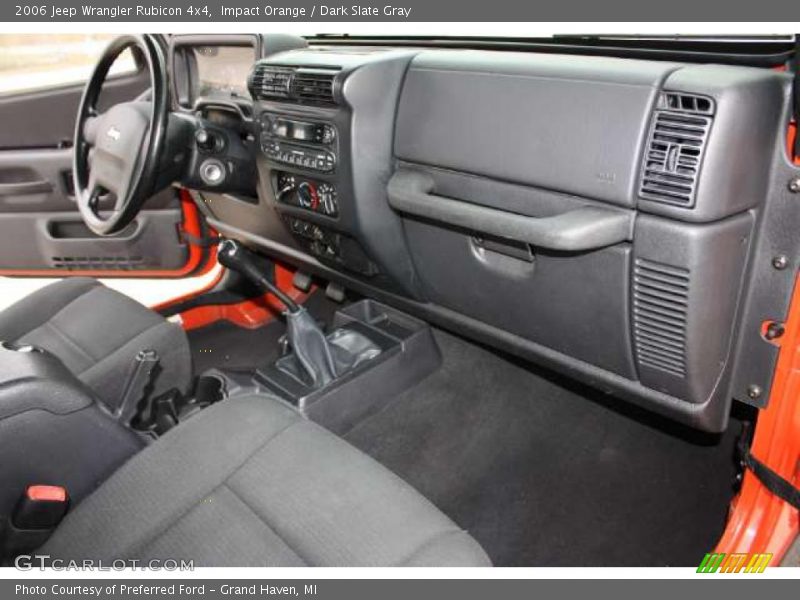Impact Orange / Dark Slate Gray 2006 Jeep Wrangler Rubicon 4x4