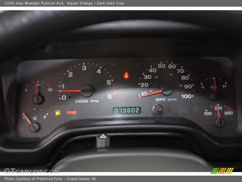 Impact Orange / Dark Slate Gray 2006 Jeep Wrangler Rubicon 4x4