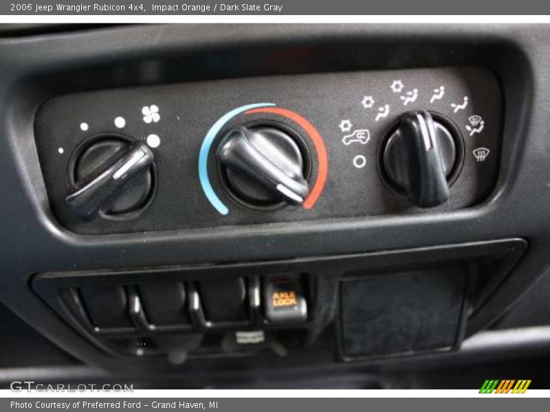 Impact Orange / Dark Slate Gray 2006 Jeep Wrangler Rubicon 4x4