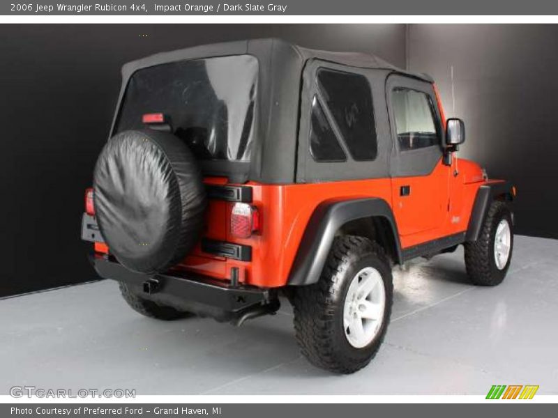 Impact Orange / Dark Slate Gray 2006 Jeep Wrangler Rubicon 4x4