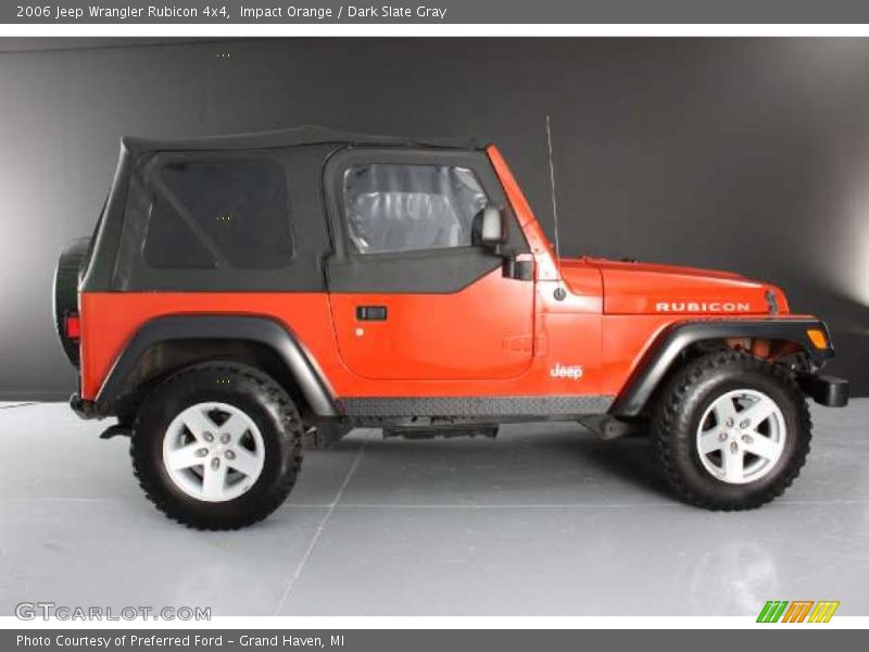 Impact Orange / Dark Slate Gray 2006 Jeep Wrangler Rubicon 4x4
