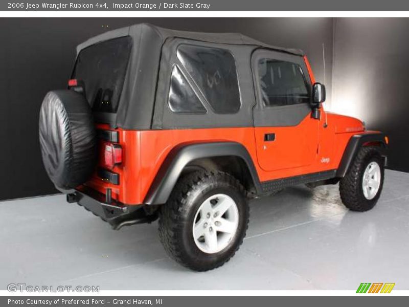 Impact Orange / Dark Slate Gray 2006 Jeep Wrangler Rubicon 4x4