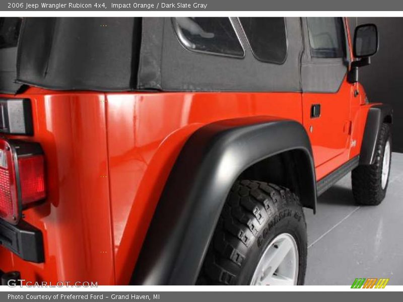 Impact Orange / Dark Slate Gray 2006 Jeep Wrangler Rubicon 4x4