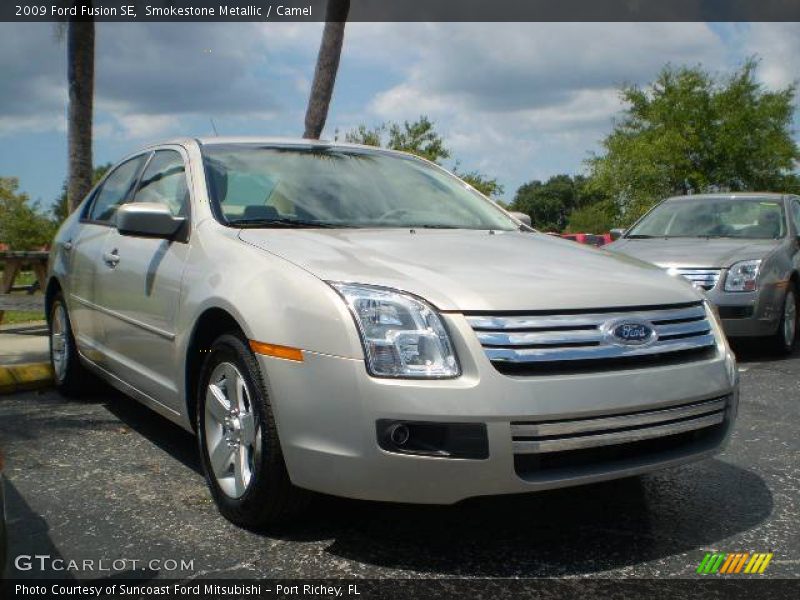 Smokestone Metallic / Camel 2009 Ford Fusion SE