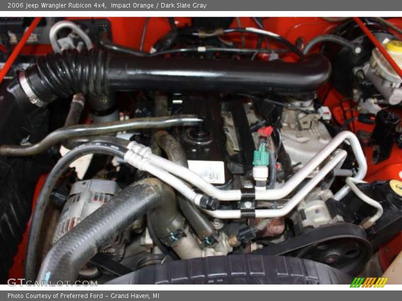 Impact Orange / Dark Slate Gray 2006 Jeep Wrangler Rubicon 4x4
