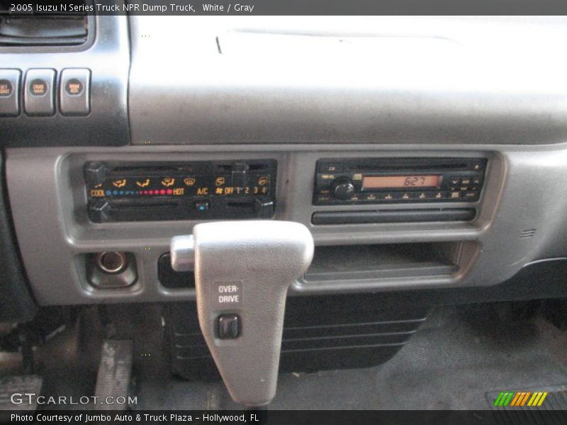 White / Gray 2005 Isuzu N Series Truck NPR Dump Truck
