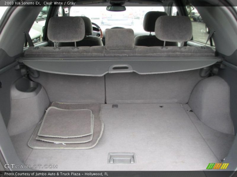 Clear White / Gray 2003 Kia Sorento EX