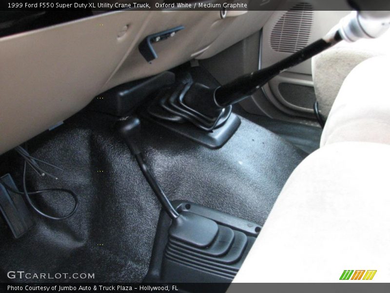  1999 F550 Super Duty XL Utility Crane Truck 4 Speed Automatic Shifter