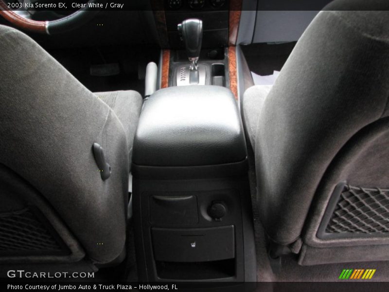 Clear White / Gray 2003 Kia Sorento EX