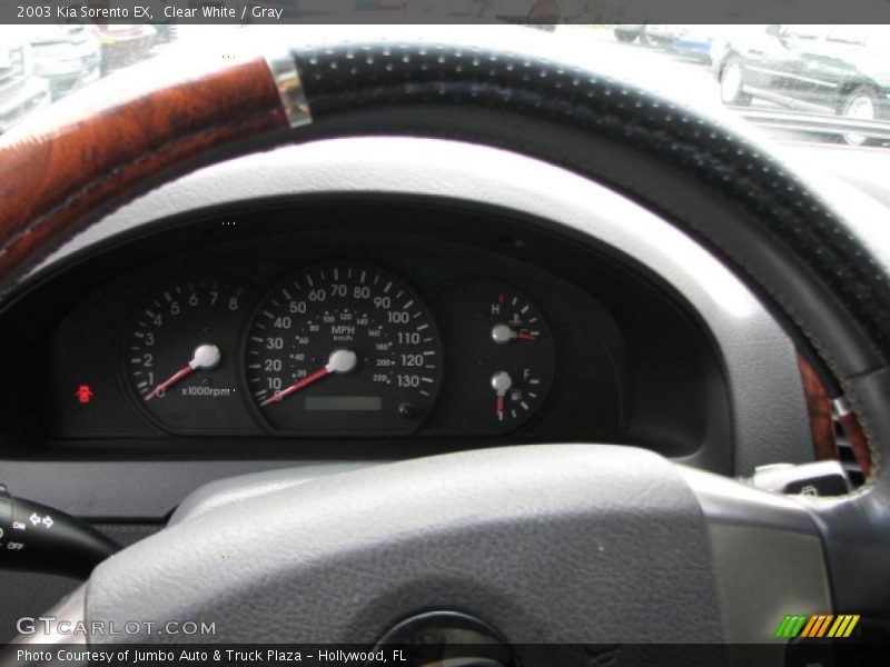 Clear White / Gray 2003 Kia Sorento EX