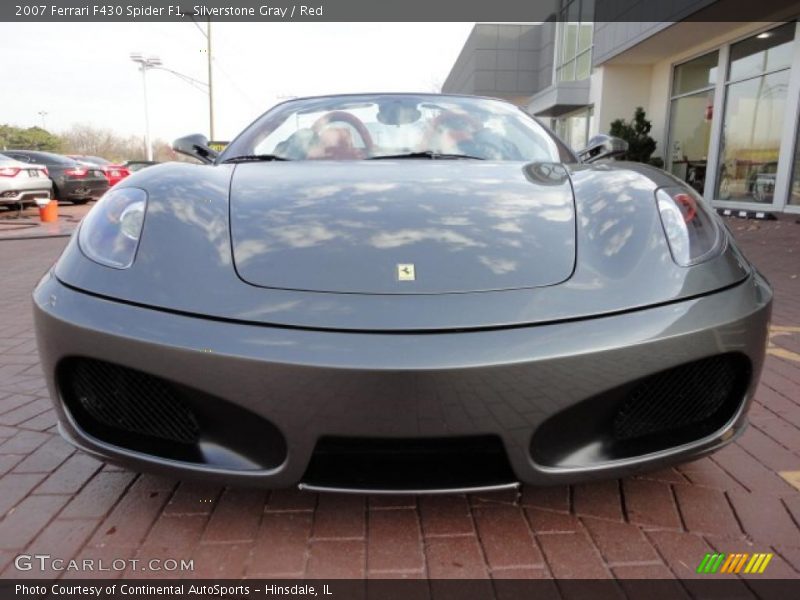 Silverstone Gray / Red 2007 Ferrari F430 Spider F1