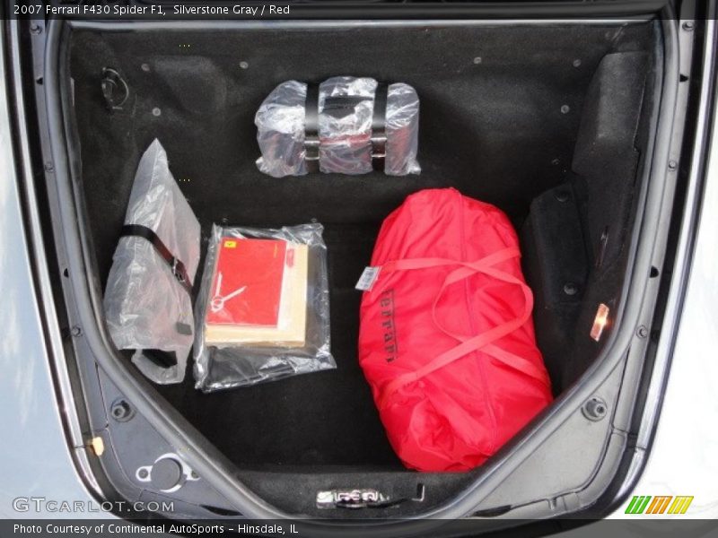  2007 F430 Spider F1 Trunk