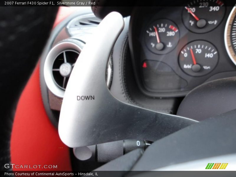 Controls of 2007 F430 Spider F1