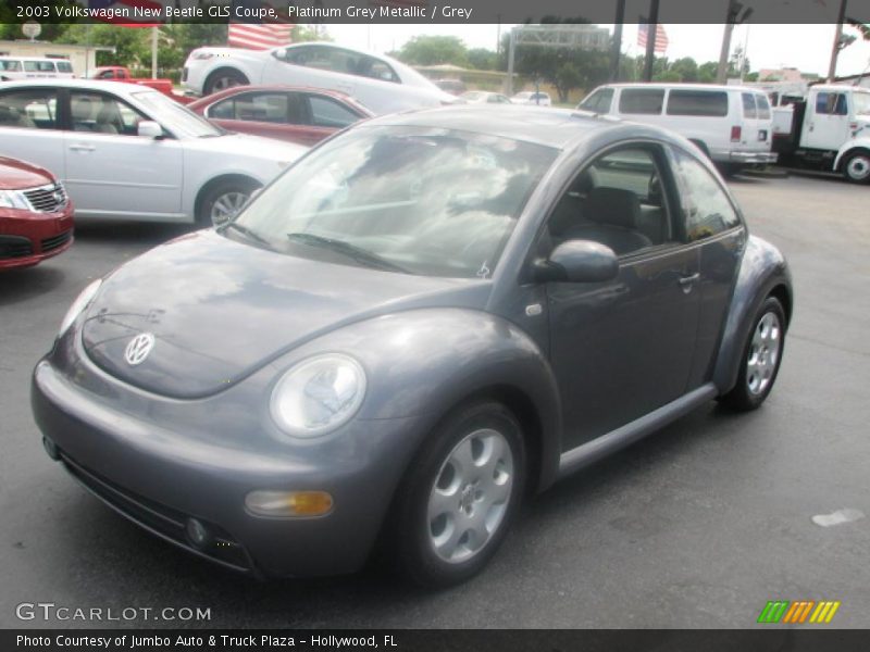 Platinum Grey Metallic / Grey 2003 Volkswagen New Beetle GLS Coupe