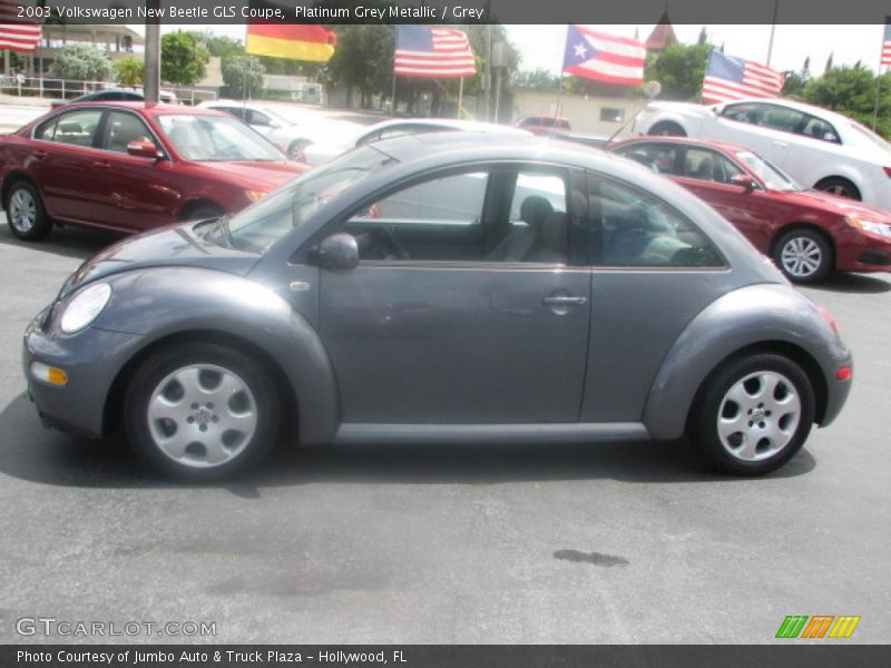 Platinum Grey Metallic / Grey 2003 Volkswagen New Beetle GLS Coupe