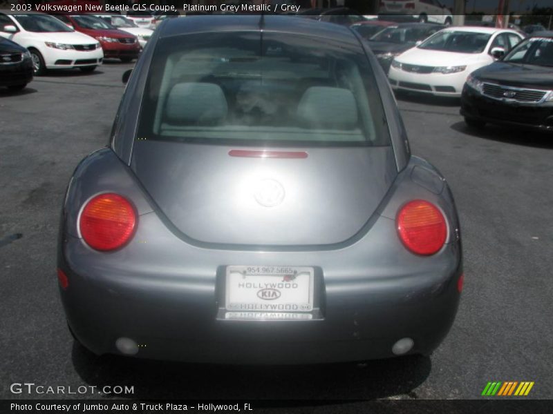 Platinum Grey Metallic / Grey 2003 Volkswagen New Beetle GLS Coupe