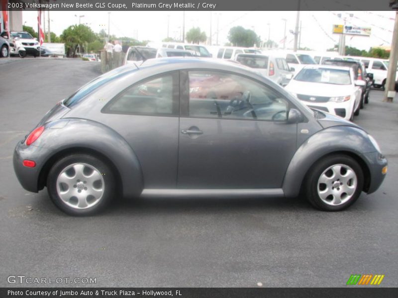 Platinum Grey Metallic / Grey 2003 Volkswagen New Beetle GLS Coupe