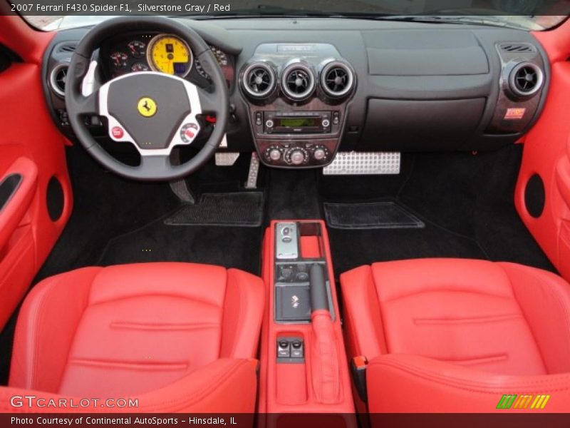 Red Interior - 2007 F430 Spider F1 
