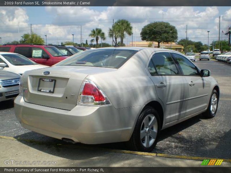 Smokestone Metallic / Camel 2009 Ford Fusion SE
