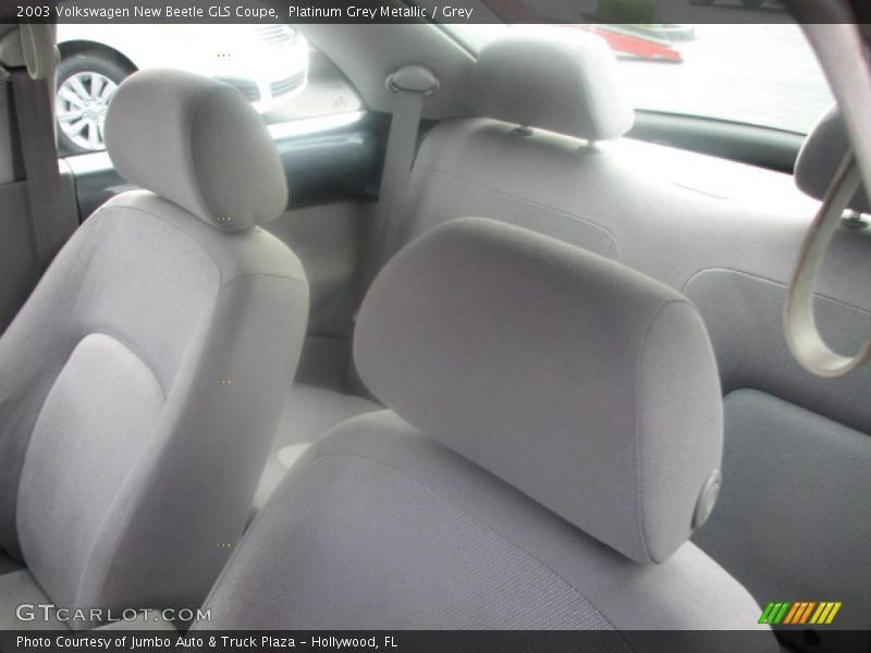 Platinum Grey Metallic / Grey 2003 Volkswagen New Beetle GLS Coupe
