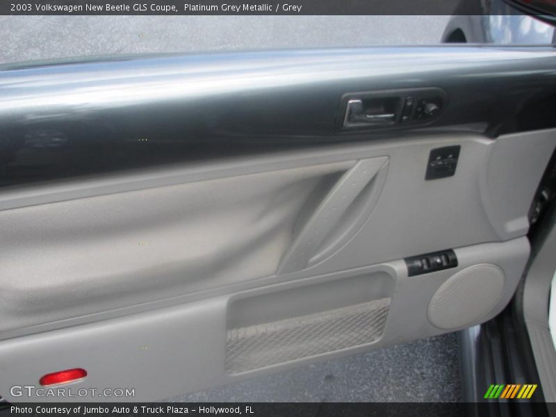 Platinum Grey Metallic / Grey 2003 Volkswagen New Beetle GLS Coupe