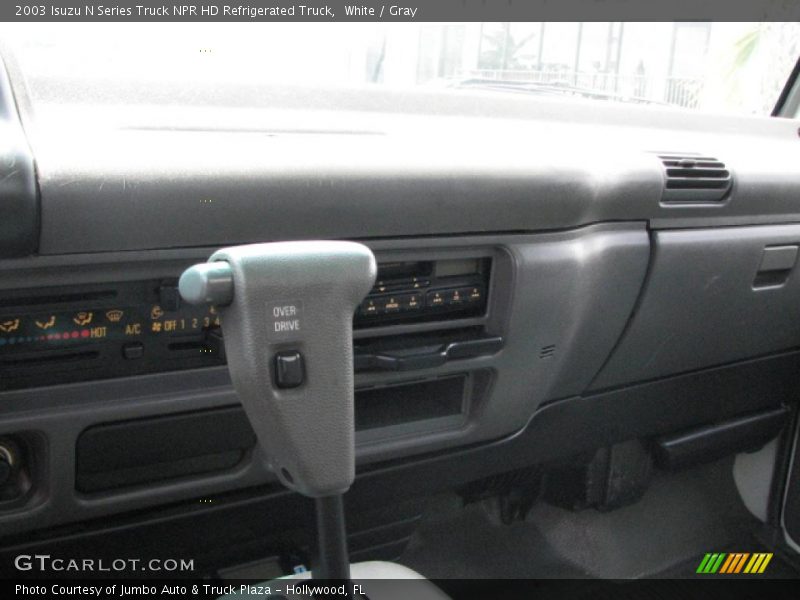 White / Gray 2003 Isuzu N Series Truck NPR HD Refrigerated Truck