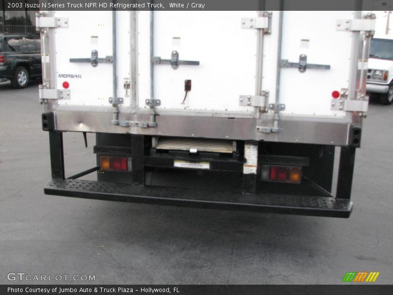 White / Gray 2003 Isuzu N Series Truck NPR HD Refrigerated Truck