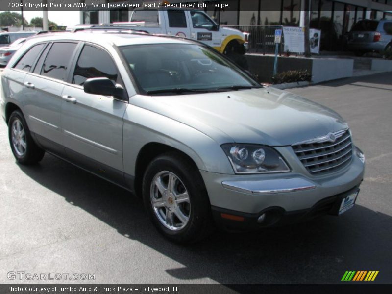 Satin Jade Green Pearl / Deep Jade/Light Taupe 2004 Chrysler Pacifica AWD