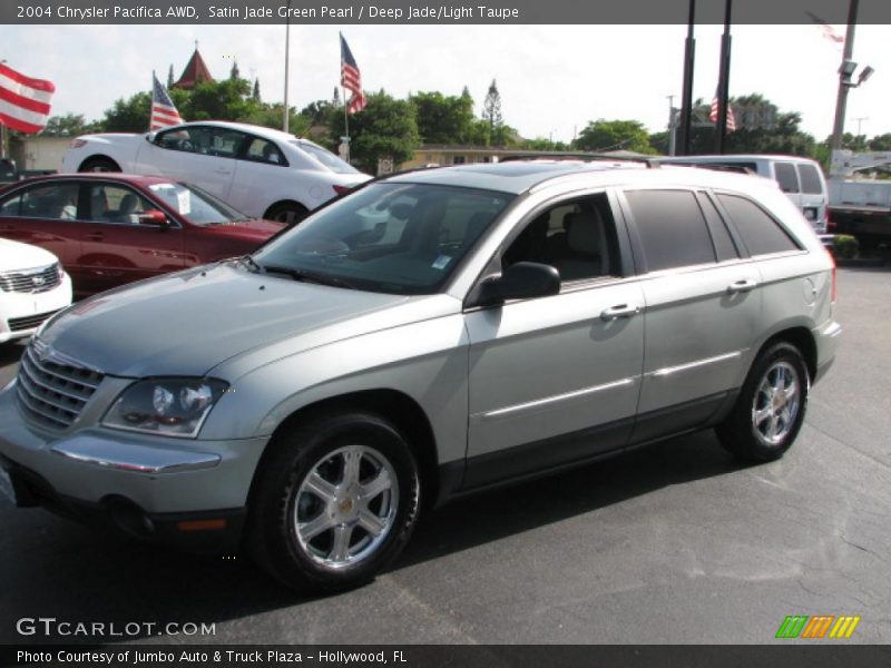 Satin Jade Green Pearl / Deep Jade/Light Taupe 2004 Chrysler Pacifica AWD