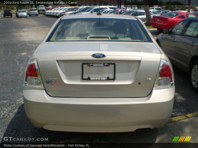 Smokestone Metallic / Camel 2009 Ford Fusion SE