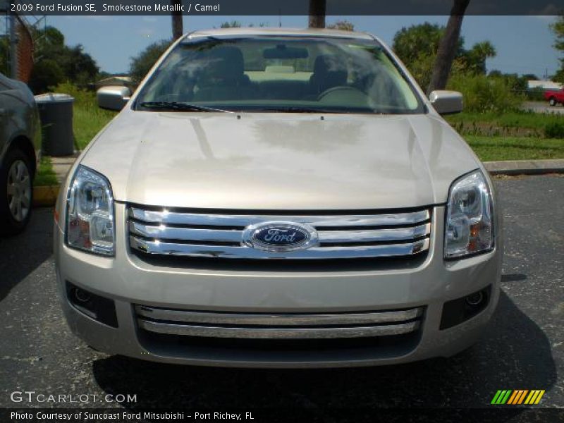 Smokestone Metallic / Camel 2009 Ford Fusion SE