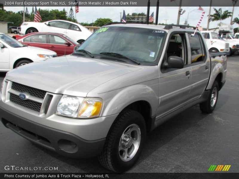 Silver Birch Metallic / Medium Dark Flint 2004 Ford Explorer Sport Trac XLS