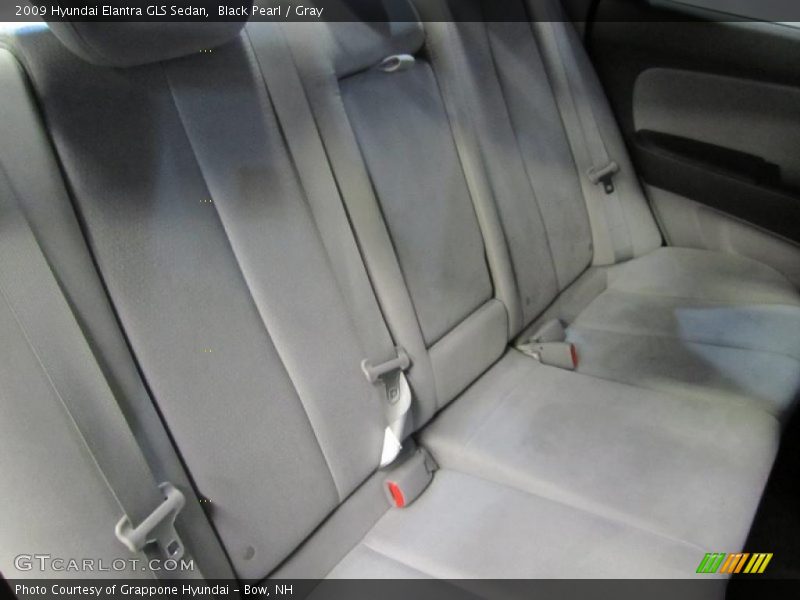 Black Pearl / Gray 2009 Hyundai Elantra GLS Sedan