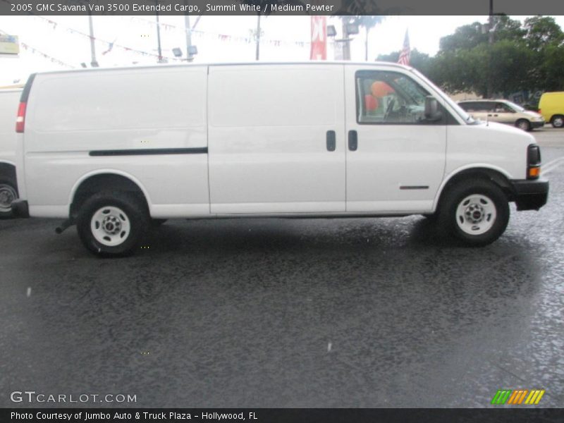 Summit White / Medium Pewter 2005 GMC Savana Van 3500 Extended Cargo