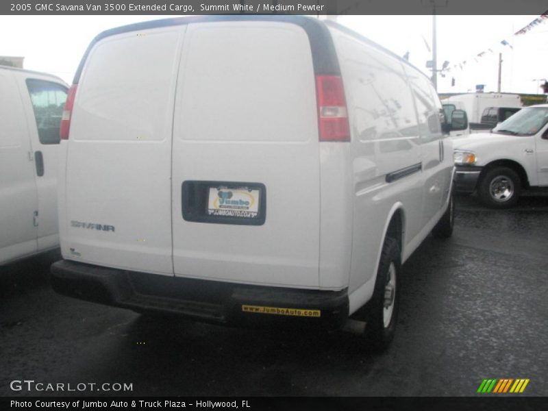 Summit White / Medium Pewter 2005 GMC Savana Van 3500 Extended Cargo