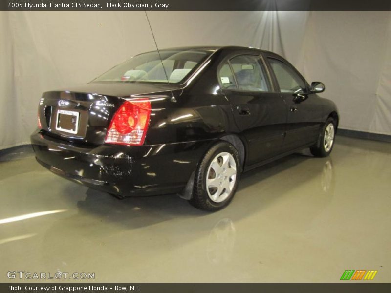 Black Obsidian / Gray 2005 Hyundai Elantra GLS Sedan