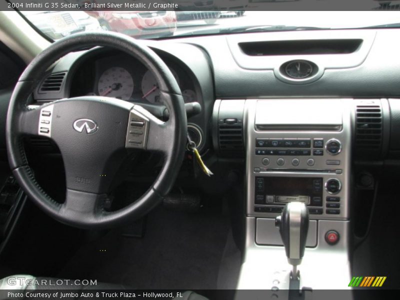 Brilliant Silver Metallic / Graphite 2004 Infiniti G 35 Sedan