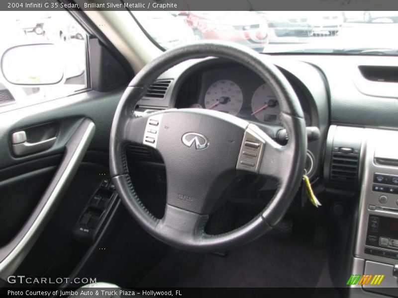 Brilliant Silver Metallic / Graphite 2004 Infiniti G 35 Sedan